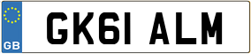 Truck License Plate